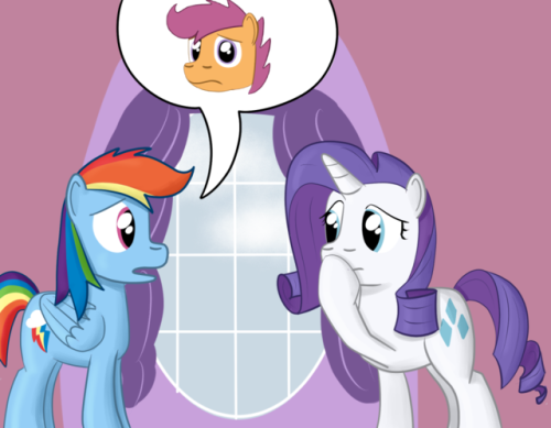 hoofclid:Who should we get to make the smol Wonderbolt uniform? The ponies who make the regular ones? Nah, get a fashion designer! <333