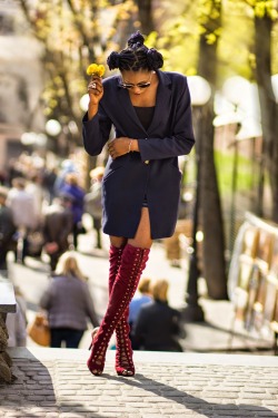 Blackfashion:  Melody Jacobs Ukraine,  Evg Photos .. Eye Glasses Giant Vintage Http://Melodyjacob.tumblr.com/