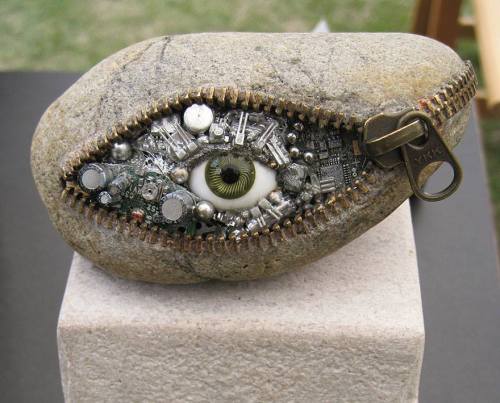 coolthingoftheday:    Japanese artist Hirotoshi Ito makes incredibly bizarre (and awesome) sculptures out of stone.   