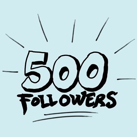 Surprisingly I hit 500 generically. Thank you all for following, liking my posts and just being there