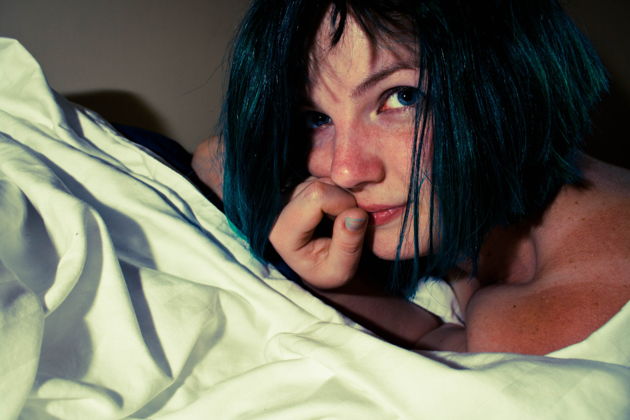memoriesofwords:  Tan lines and Trouble. (Photo by Andrew Mareschal; model and editing,
