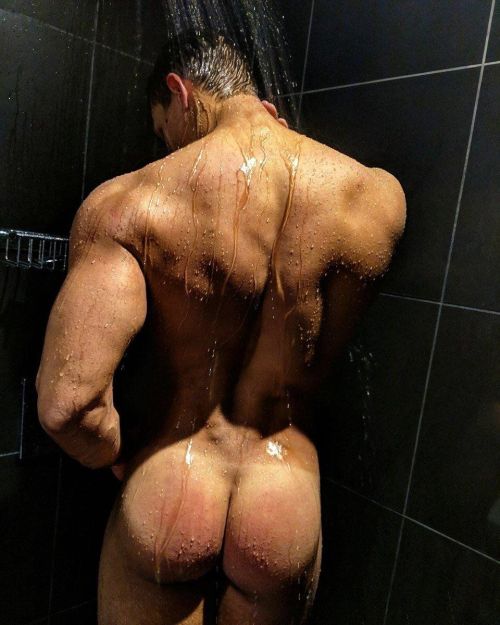 Men Showering