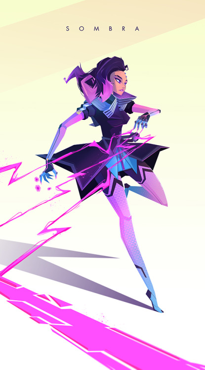 Did a sombra too. By far my favorite DPS to play…..of course i play her more like a support. 