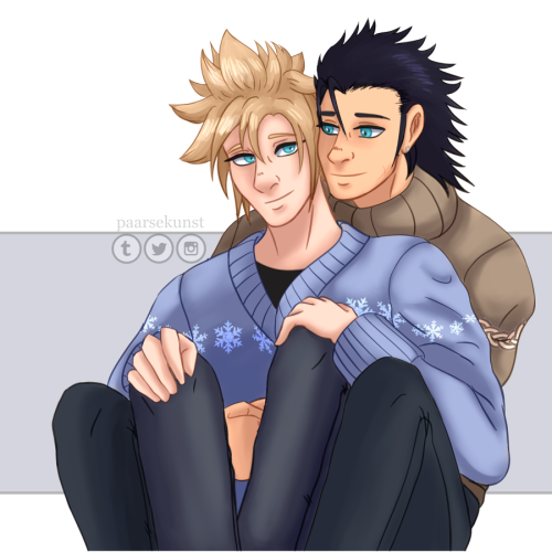 Zack/Cloud for @nxmf for @ffseven‘s Secret Santa exchange. Sorry it’s a little late