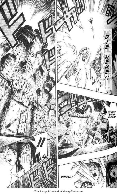 Yu-Gi-Oh! Vol. 10, Chp. 86: Escape From the FireJonouchi, Yugi, and the Puzzle, pt. 3 - ConclusionI 