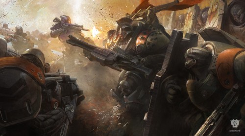 geekynerfherder:  Cook & Becker, in partnership with Seattle studio Bungie, are releasing the second in a two part collection of giclée fine art prints featuring art from the video game ‘Destiny’. Each print in the full 20 print collection is