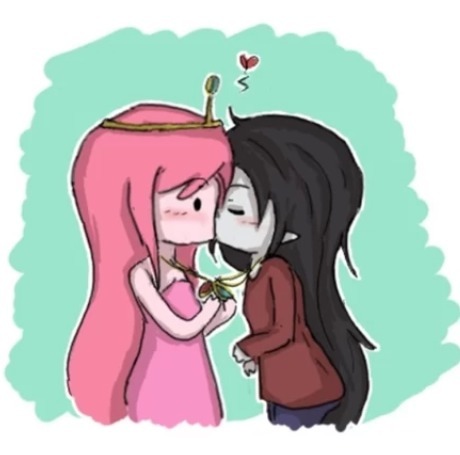 finn-theheroguy:  xanimeheartbreakerx:  Bubbline kissy kissy  by ipodger (( Please