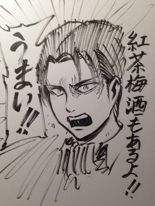 A selection of Isayama Hajime’s Ackerman sketches!   (ღ˘⌣˘ღ)  Check out Asano Kyoji’s Ackerman sketches here!