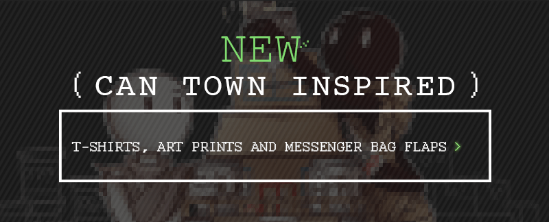 welovefinetees:  Pop open a chilled Tab and enjoy these new Can Town designs!  Available