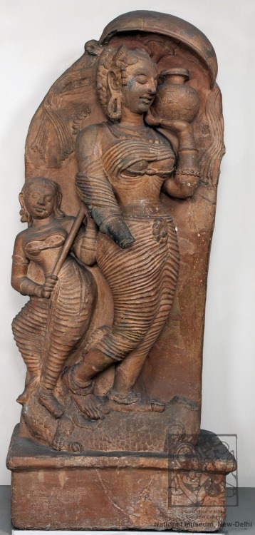 Goddes Yamuna, gupta terracotta from northe India