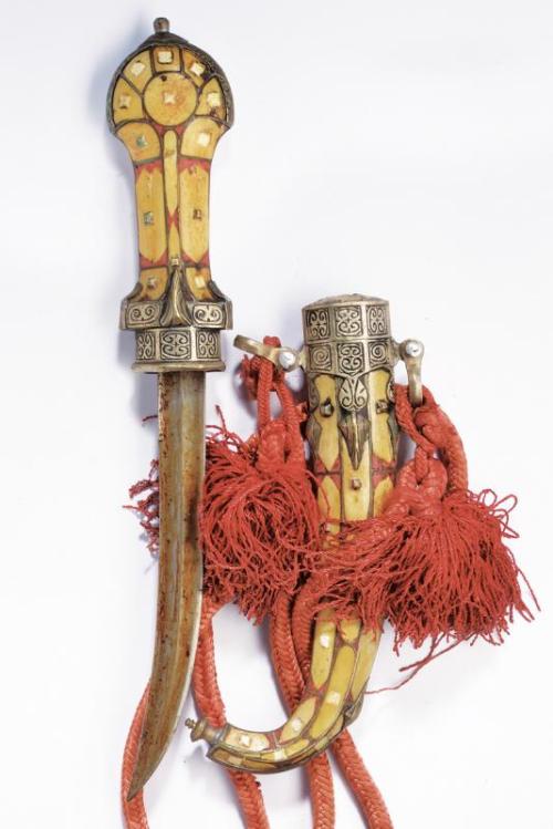 Bone mounted koummiya, Morocco, early 20th century.from Czerny’s International Auction House