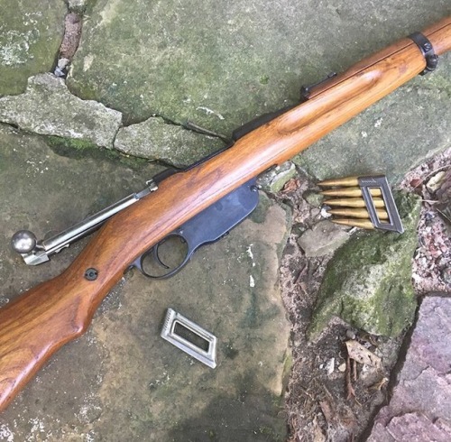 My Prized Possession – The Männlicher M95 is a straight pull bolt action rifle. This M95 carbi