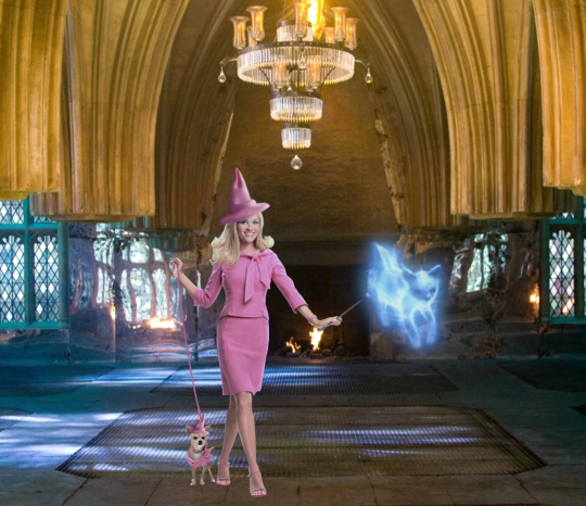 sasstricbypass: ao3commentoftheday:   emmysmusings:  hornyspacesnakes:  iamnotlikelilyevans:  darlinghogwarts:  what if elle woods from legally blonde had been harry’s lawyer during his hearing in the order of the phoenix  Elle vs. Umbridge is a fight