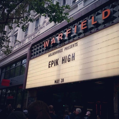 #fbf to last night. I always regret not taking enough pictures. #epikhighsf #epikhightour (at The Wa