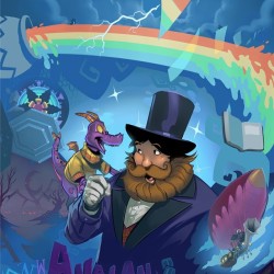 vagabondarts:  I finished it! #wdw #figment #dreamfinder #epcot #imagination 