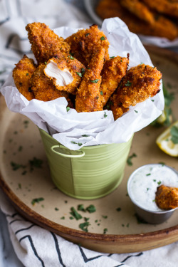 do-not-touch-my-food:Black Pepper Chicken Fingers with Greek Yogurt Ranch
