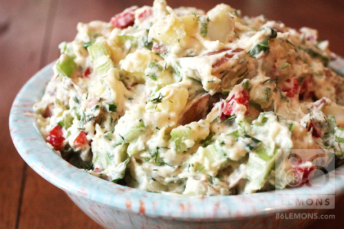 Porn vegan-yums:  Yummy vegan potato salad Creamy photos