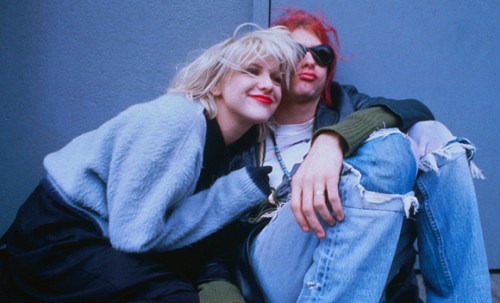 xtrandom:  Courtney Love and Kurt Cobain