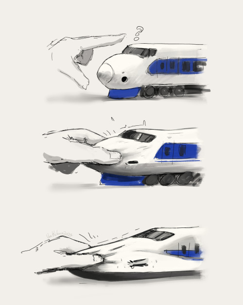 "Please Do Not Squimsh The Shinkansen"