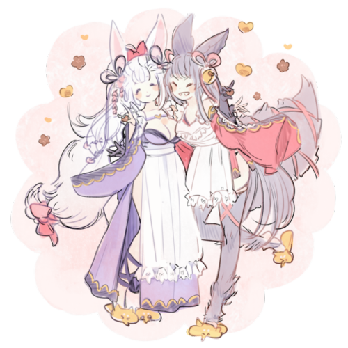i love yuel and socie granblue i love valentines 2019 ARIGATHANKS CYGAMES FOR MY LIFE