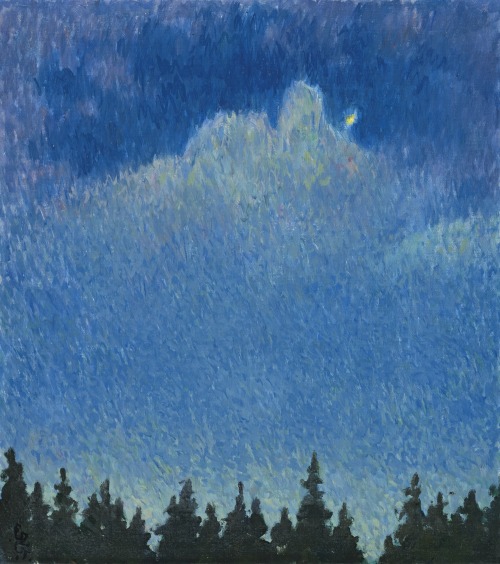 Moonlight  -  Giovanni Giacometti 1931Swiss 1868-1933