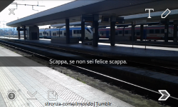 sonoperennementeincasinata:  stronza-comeilmondo:  Un giorno il prof di italiano mi guardò negli occhi e mi disse: “Scappa, se non sei felice scappa.”Non togliete la fonte.  scappa..