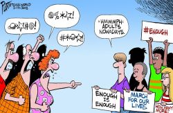 cartoonpolitics:  (cartoon by Bruce Plante)