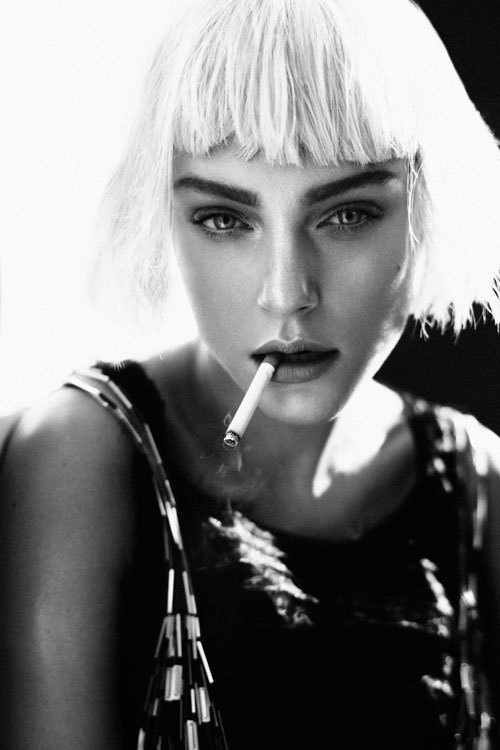 Jessica Stam by Txema Yeste for Harper’s Bazaar 2012