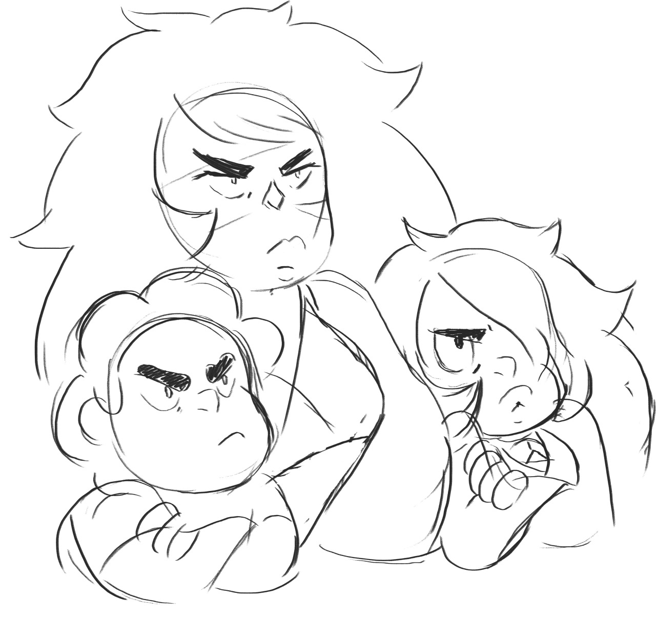 sparkbat:  I really enjoy drawing Jasper, a LOT. Here’s my sketches for warming