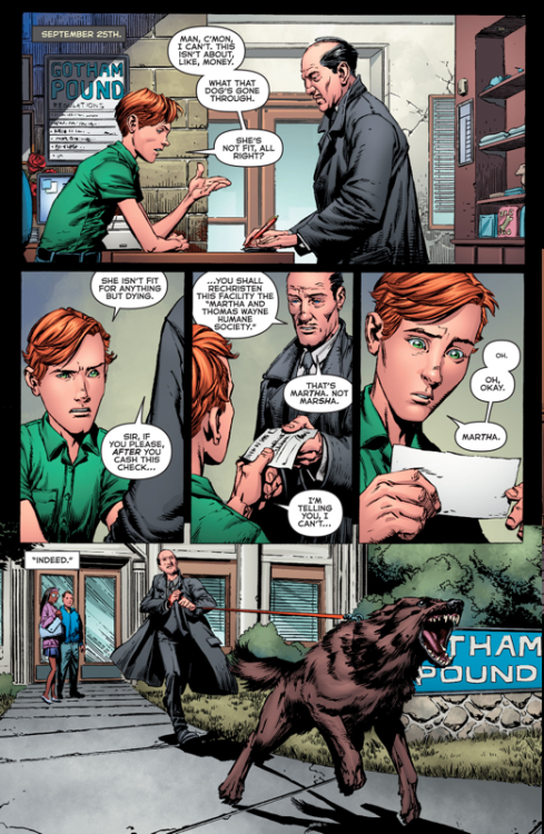 batboyblog:only Alfred would spend 3 months with a dangerous dog to prove a point to Bruce and only 