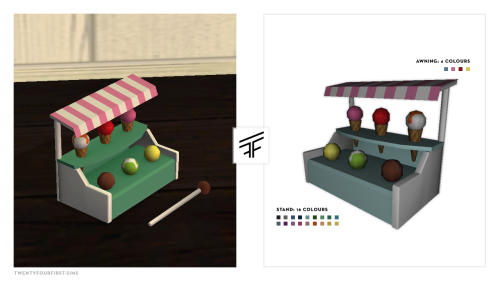 twentyfourfirst-sims: Ice Cream Xylophone Fix + RecoloursThis ice cream xylophone toy from Around Th