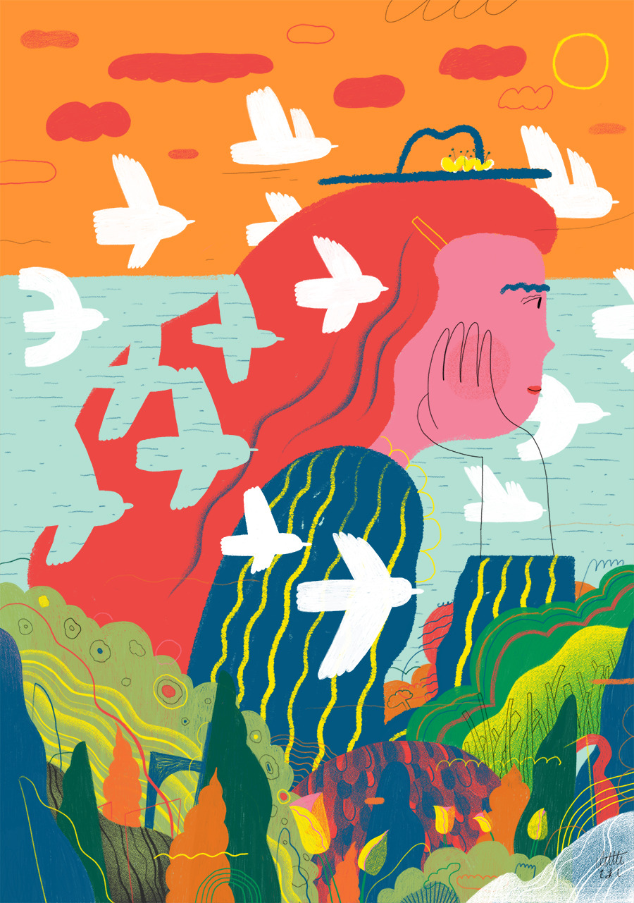sosuperawesome:  Gizem Vural on Tumblr, Etsy and Society6• So Super Awesome is