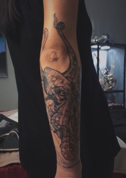 fuckyeahtattoos:  Done by Nik Natas at Ascension