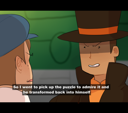 When I saw this post I told myself : “Ok let’s go draw a stupid layton in a shitty comic