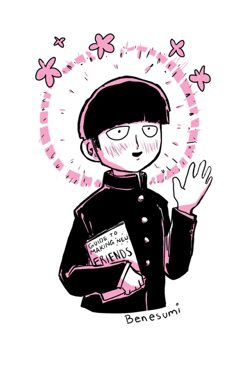 My little warm up for today! A friendly little Mob trying out a simple greeting.Ko-Fi:  ko-fi.com/be