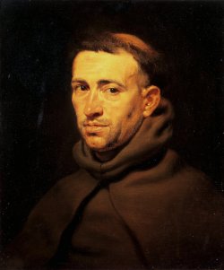 Peter Paul Rubens (Siegen 1577 - Antwerp 1640); Head Of A Franciscan Friar, 1515-17;