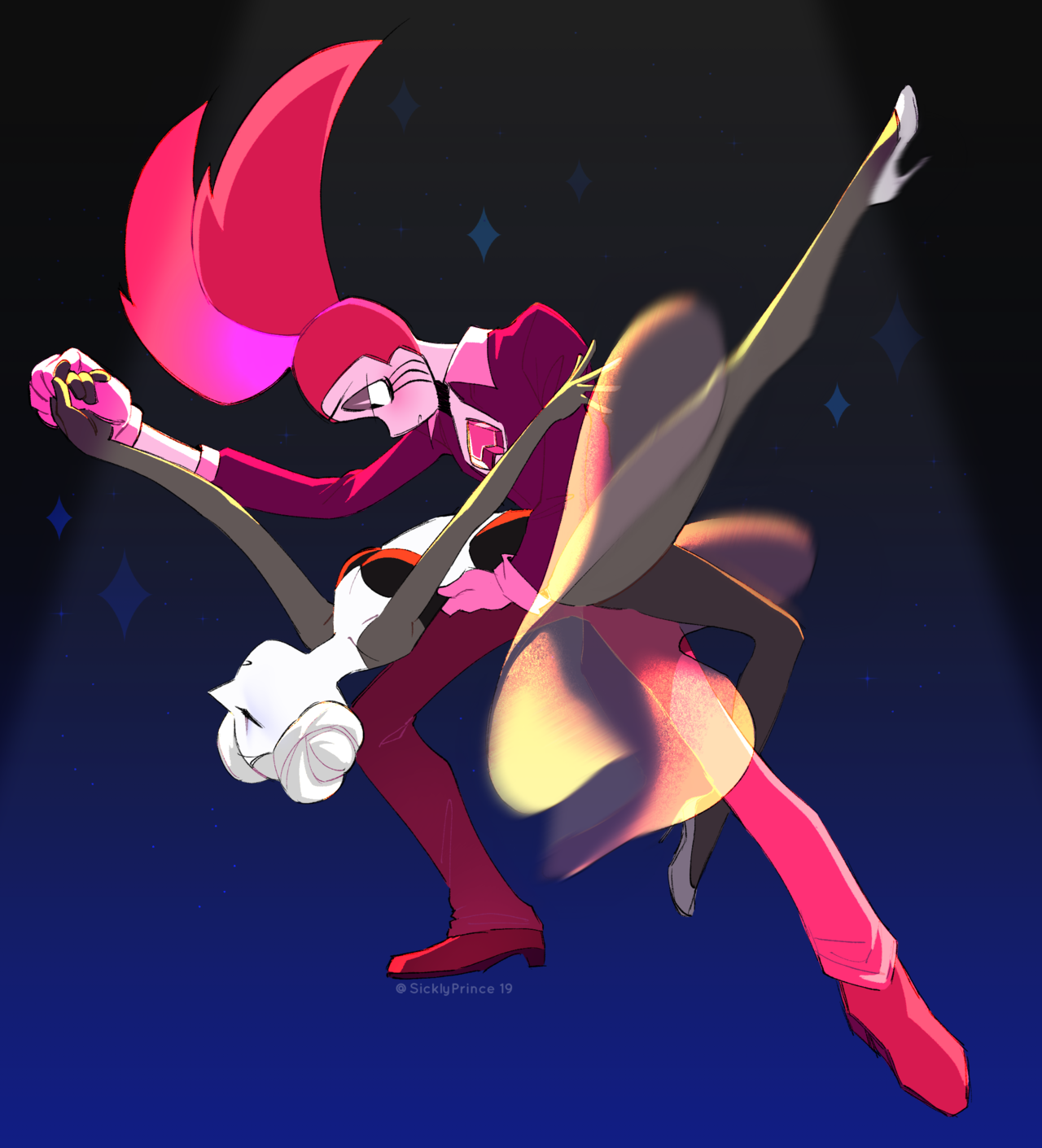 siqlyprince: It takes two broken gems to tango ✨ 💃 💃 ✨
