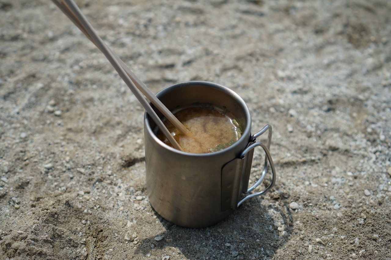 加藤兵太郎商店 みそブログ 登山 味噌レシピ みそ玉 しじみ 編