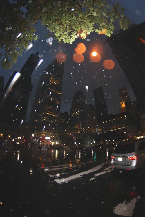 photographyofdavidhanjani:  Rain In New York. Photo By David Hanjani 