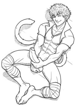 yummy-yaoi:  Sun Wukong from RWBY   by @xketchzoid 