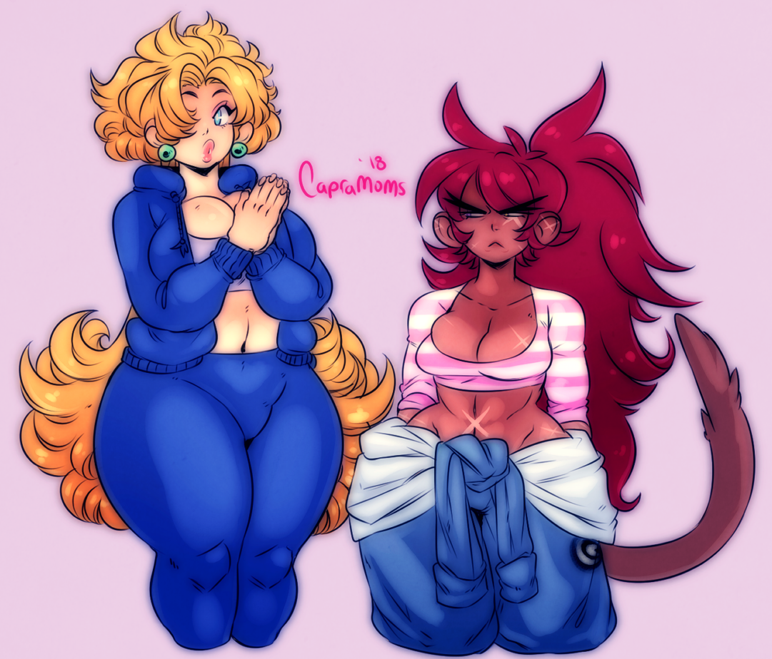 capramoms:Batata and @chocolettestarfish‘s Tea clothes swapping. 