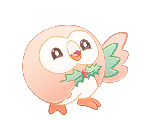 thegoombs:Mod is away, post festive owls.RowletDartrixDecidueye