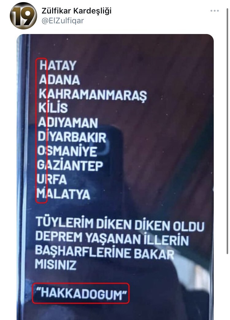 Zülfikar Kardeşliği 19...