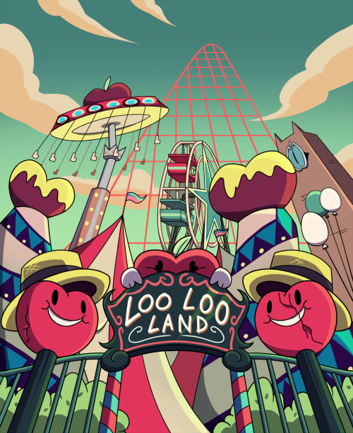 Here’s some BGs I did for Helluva Boss episode 2 - LOO LOO LAND!This episode marks my first jo