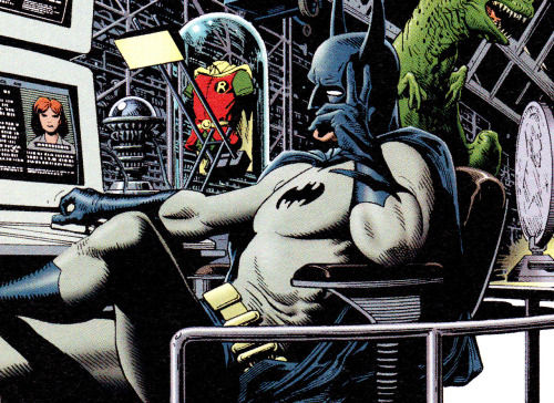 comicbookvault: In the cave with Batman by Brian Bolland.