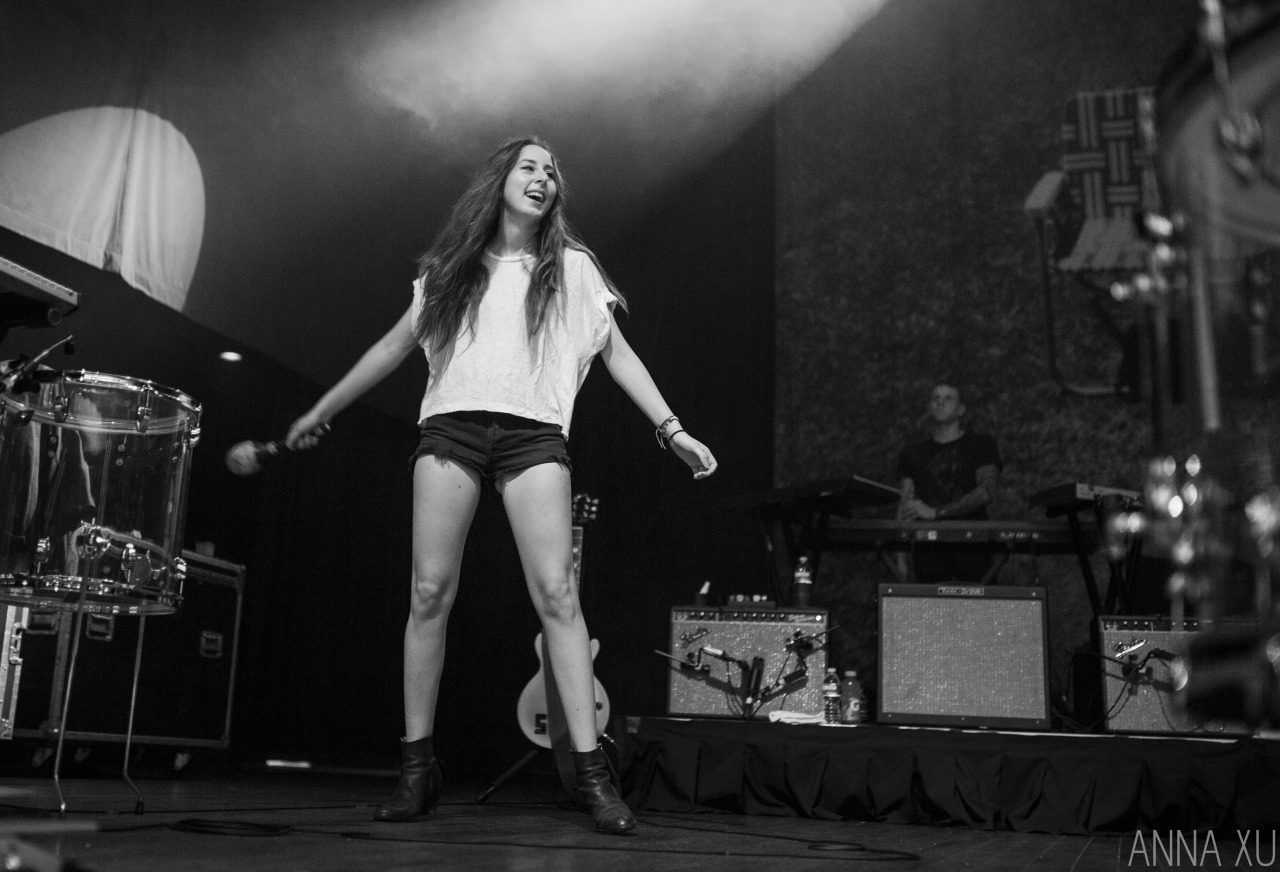 annaxuphotographs:  Alana Haim || HAIM Houston, TX 4/22/14 House of Blues HAIM Tour