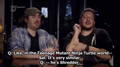the-saltae-pretzel: Favorite moments from Drunk History with Impractical Jokers Q and Sal.