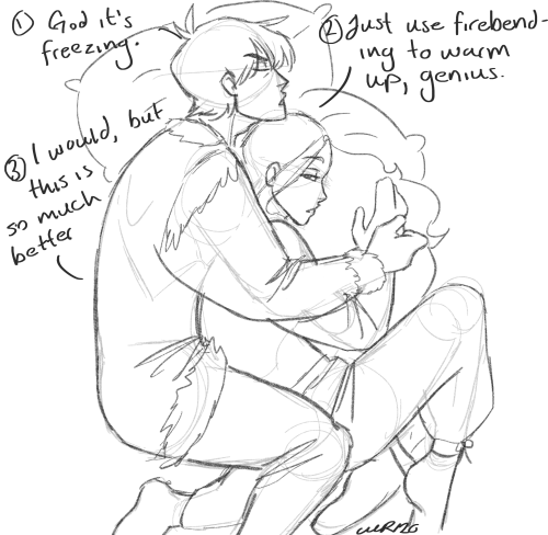 conflictedmind:Cuddling for warmth (day 3)