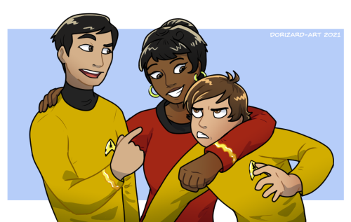 dorizard-art: I’m into Star Trek again, finally a fandom with plenty of conten- aaaand I&rsquo