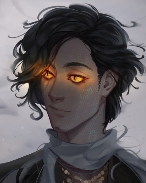 waxanie: ||“The magicians” fanart: || My version of Lizard Eliot~ (because we all d